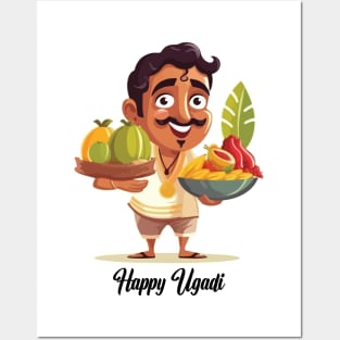 Happy Ugadi Posters and Art